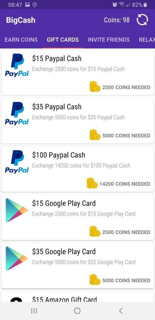 big cash soldi paypal