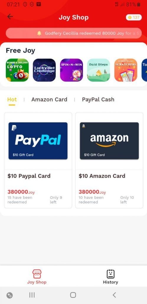 minijoy app payment