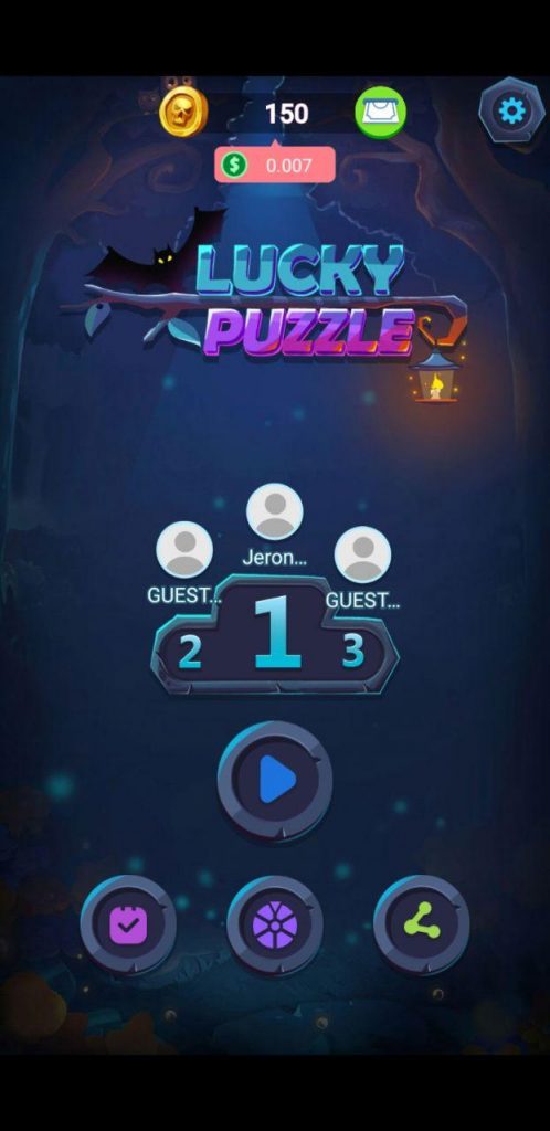 lucky puzzle app