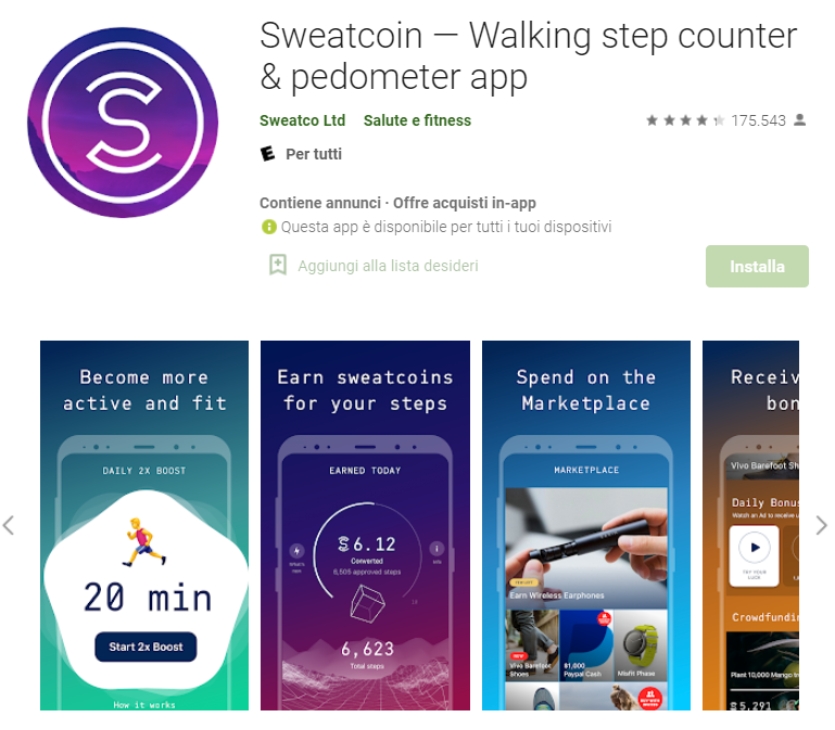 sweatcoin app