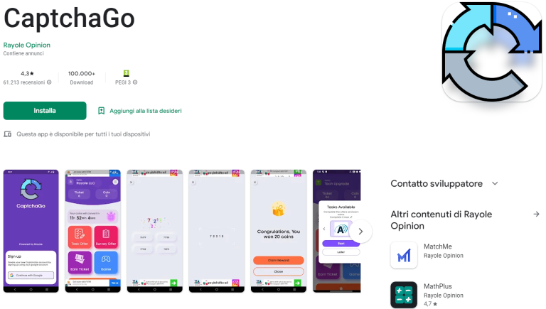 CaptchaGo app